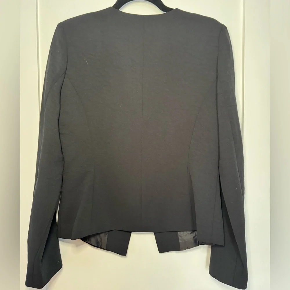 NWT Christian Lacroix Women's Black Blazer classic minimalist quiet luxury - Picture 3 of 3